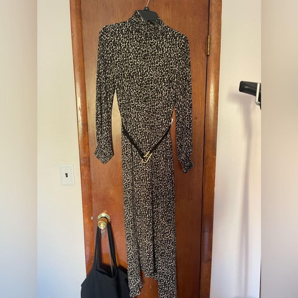 DONNA KARAN MAXI PRINT DRESS